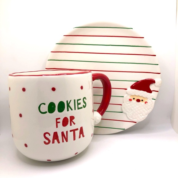 Cookies For Santa Mug & Plate - Picture 1 of 9